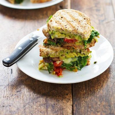Loaded Veggie Panini - Pinch of Yum