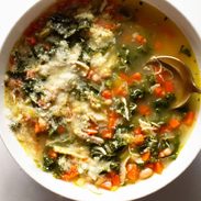 Lemon Rosemary Chicken Soup pin