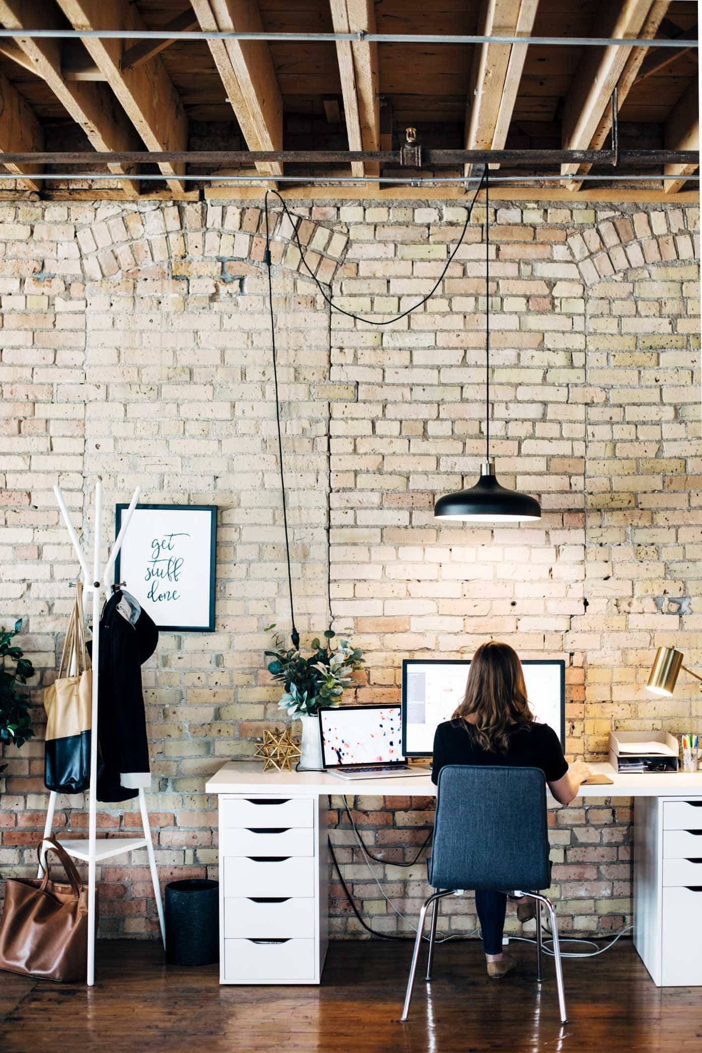 Industrial office space.