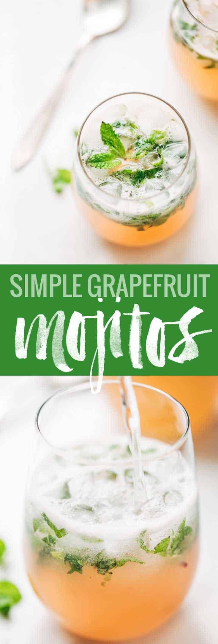 Grapefruit Mojito for Two
