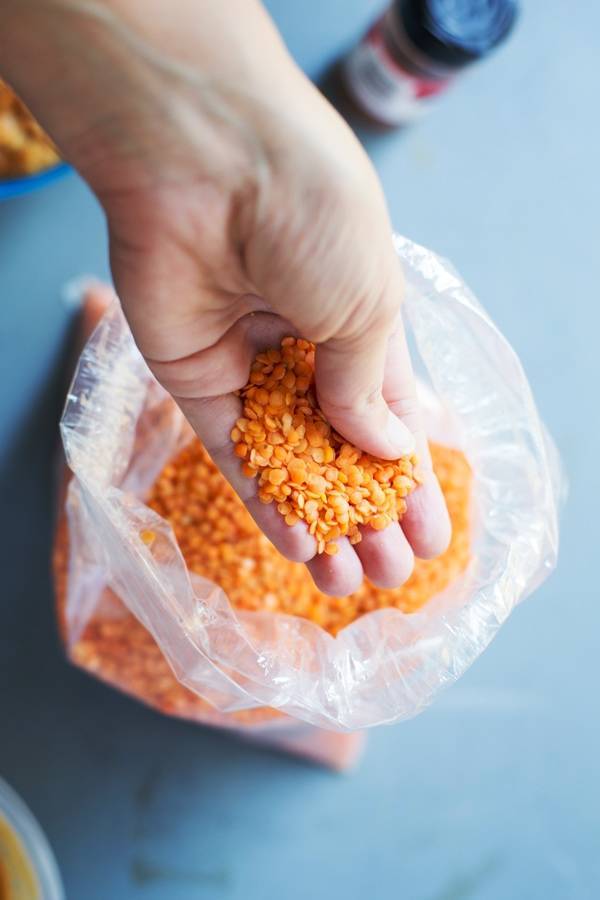 Sweet potato lentils.