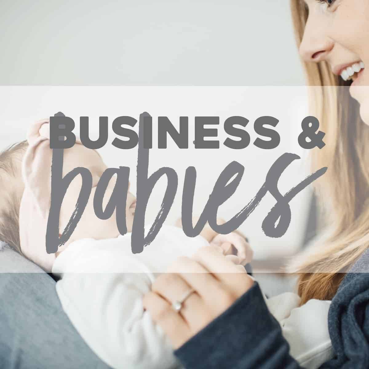 A woman holding a baby.