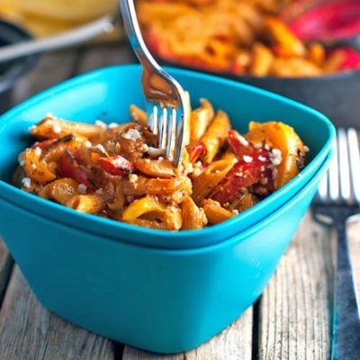 A picture of Skinny Fajita Shrimp Pasta